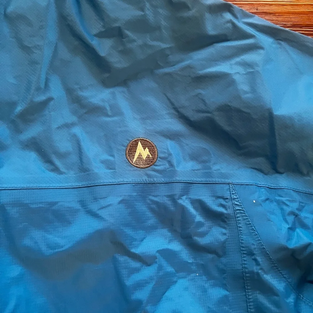 Marmot Men's Vibrant Blue Raincoat size L - Picture 10 of 17